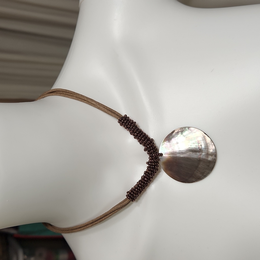 Lia Sophia Cooper Shell Charm Necklace